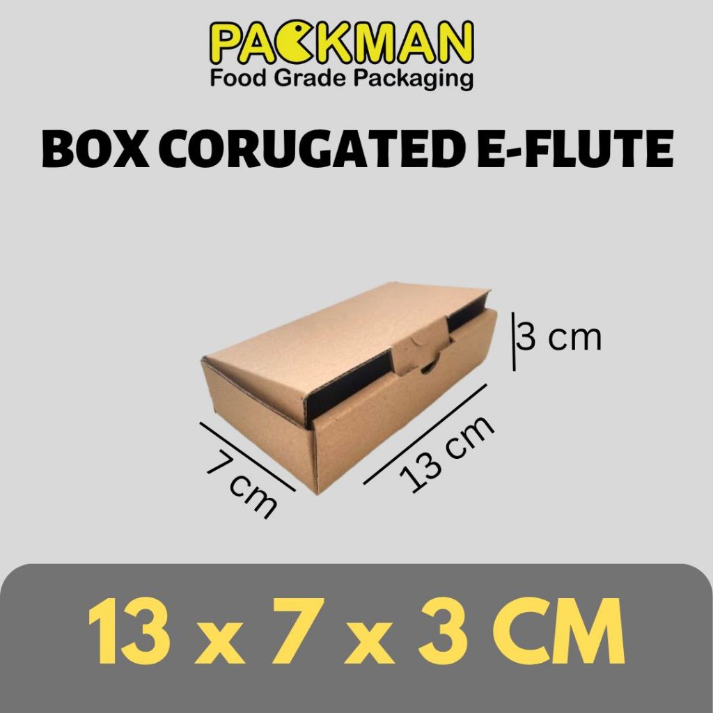 

KARDUS 13x7x3 cm / BOX KARTON CORUGATED DIECUT E-FLUTE / AKSESORIS PACKING ONLINE