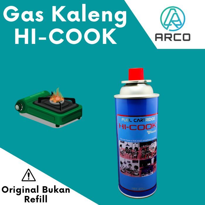 Gas Kaleng Portable / Gas Kaleng HI COOK Original Asli