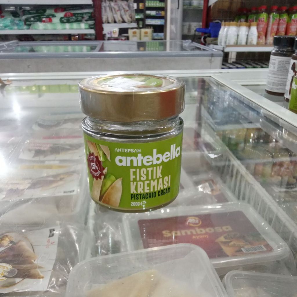 

ANTEBELLA FISTIK KREMASI PISTACHIO CREAM 15 % BERAT BERSIH 200GR