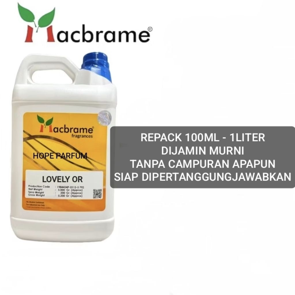 LOVELY OR MACBRAME DIJAMIN MURNI TANPA CAMPURAN APAPUN