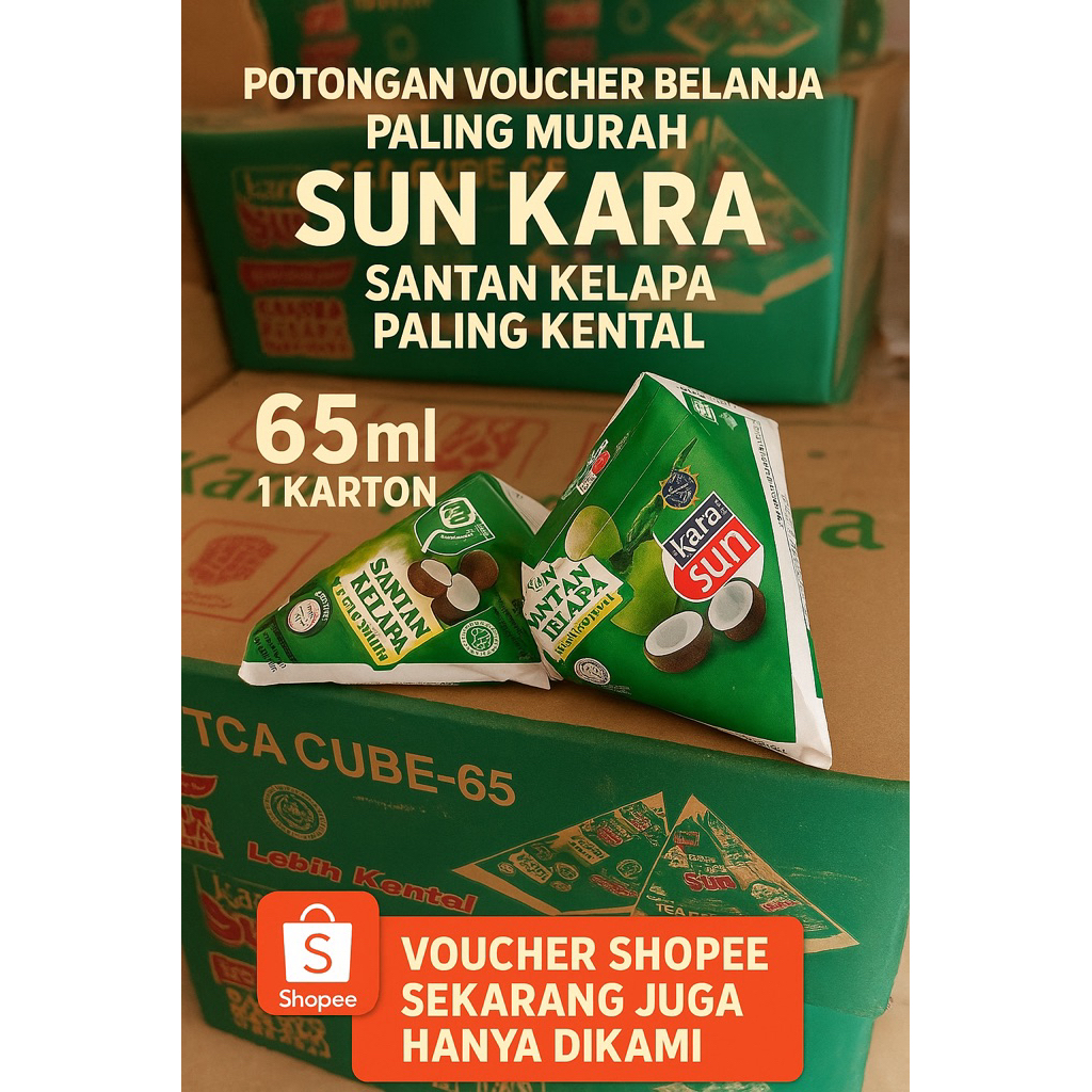 

KARA kelapa SANTAN KENTAL krim SUN potongan voucher belanja paling gratis ongkir kemanapun