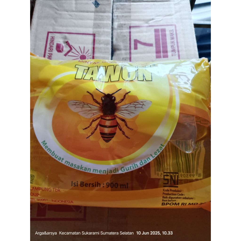 

minyak goreng tawon /900ml