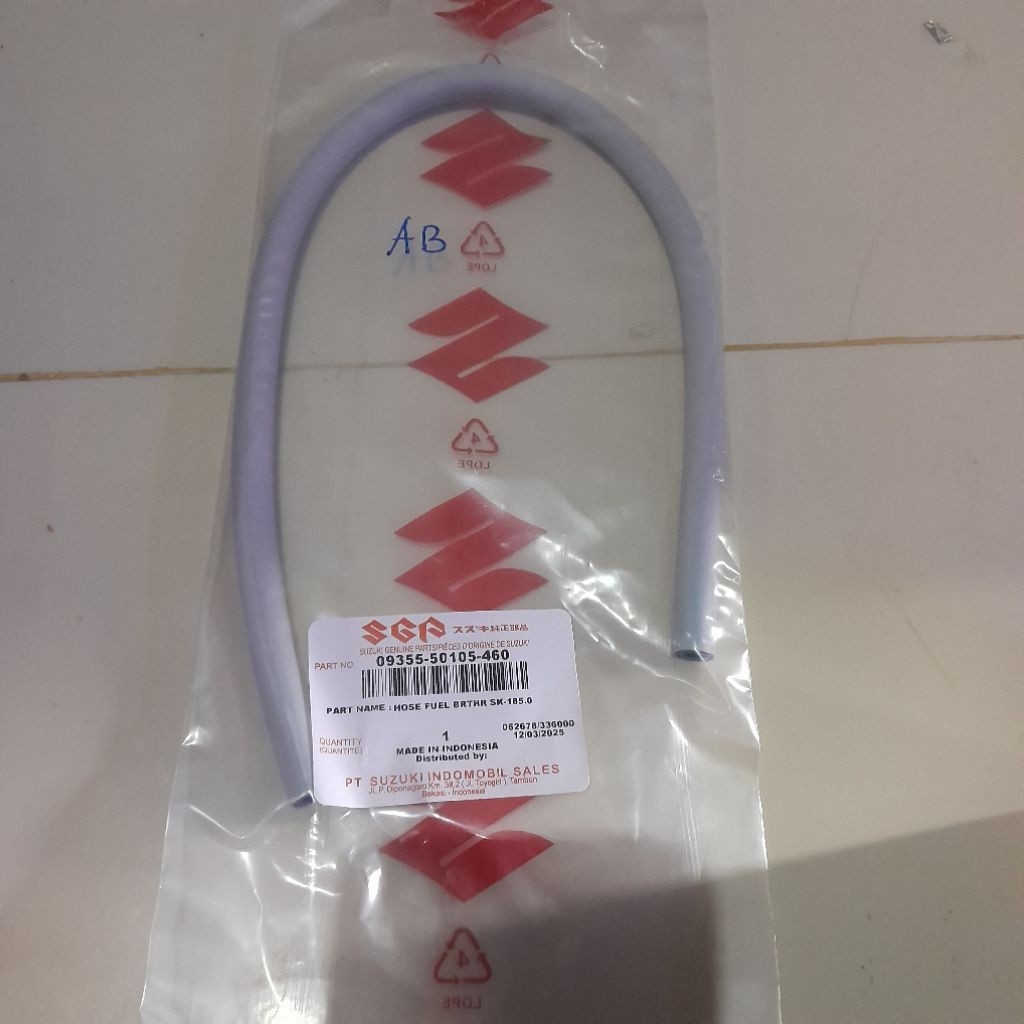 Selang Bensin SGP Abu
