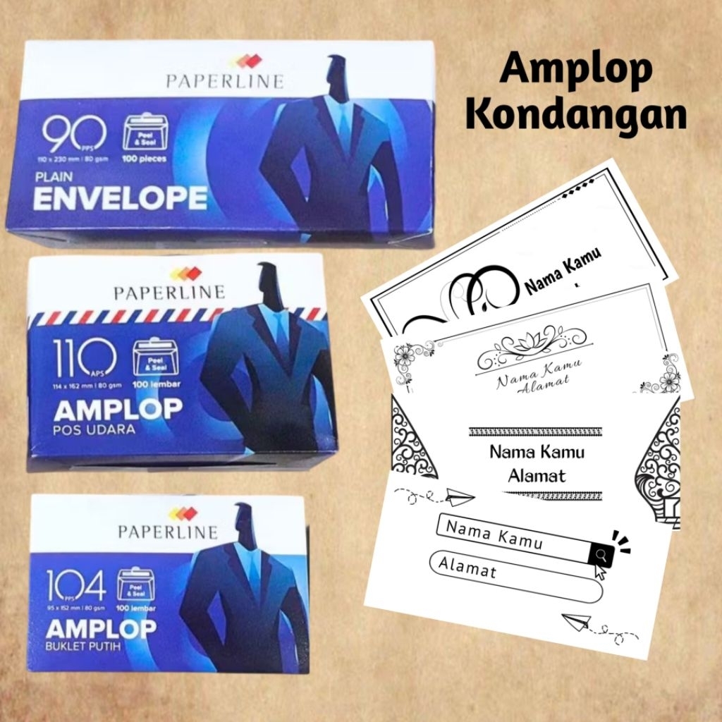 

Amplop kondangan custom nama