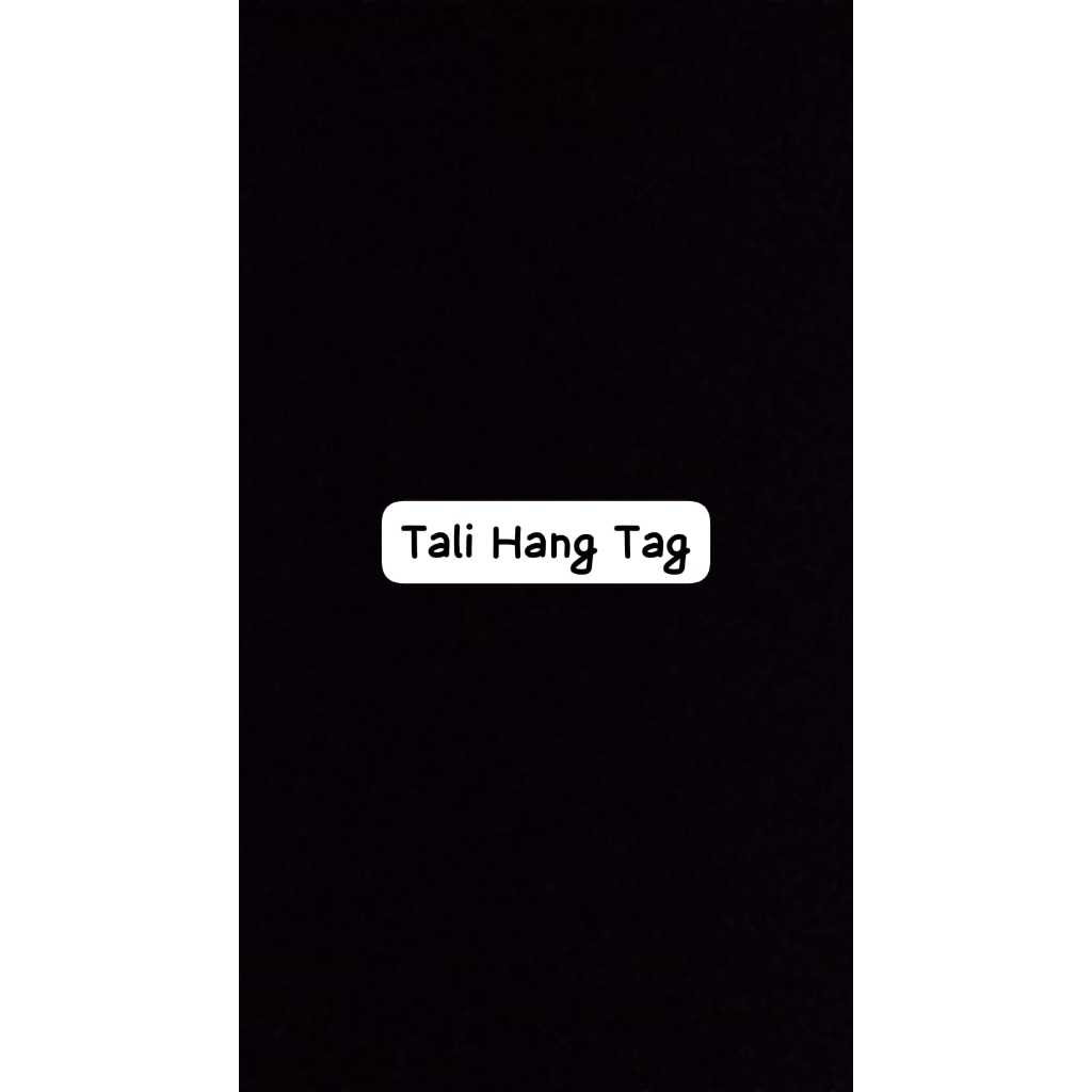 Printout Tali Hang Tag | Tali Nylon