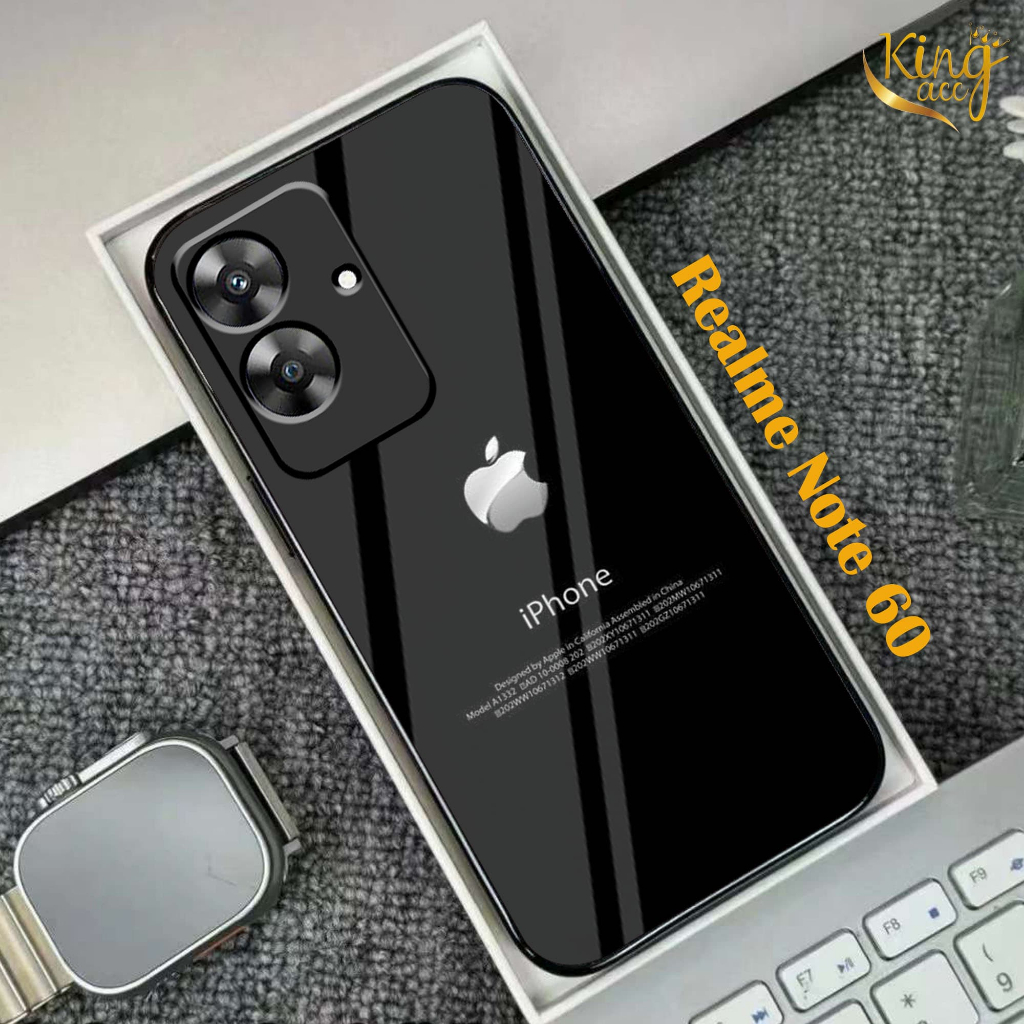 Case Hp Glass Kilau For REALME NOTE 60 - Casing Hp REALME NOTE 60 - K40