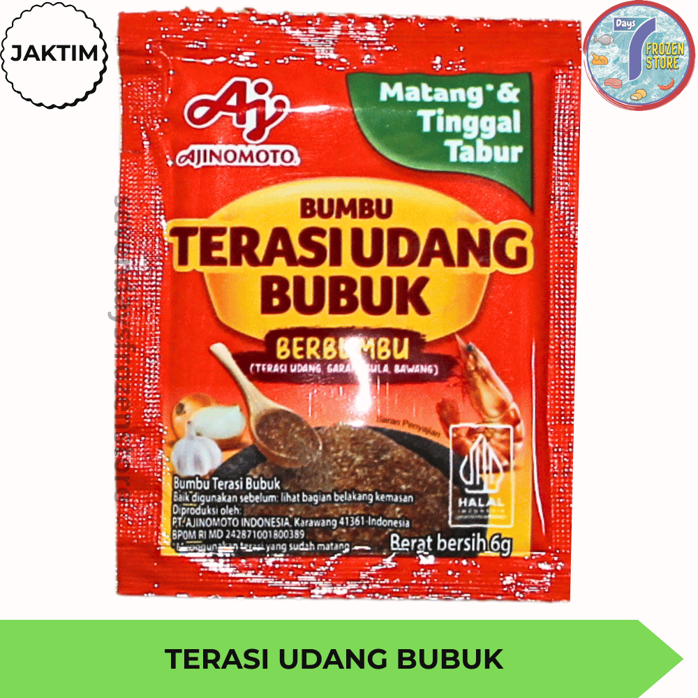 

Ajinomoto Bumbu Terasi Udang Bubuk | Bumbu Terasi Udang Instan
