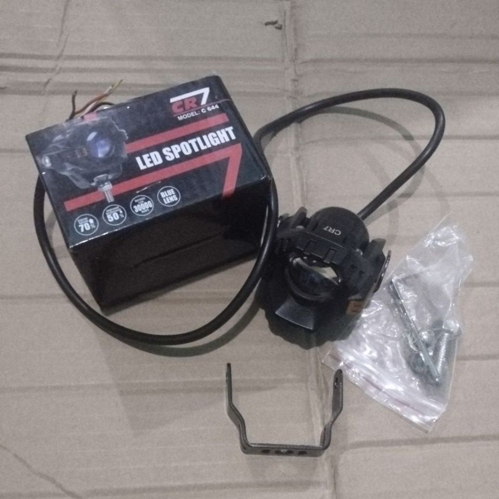 cr7 lampu tembak laser c644 waterproof mobil motor truk bisa
