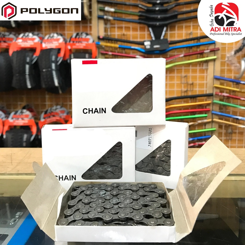 Polygon Rantai Sepeda 6 7 8 Speed 112 Links