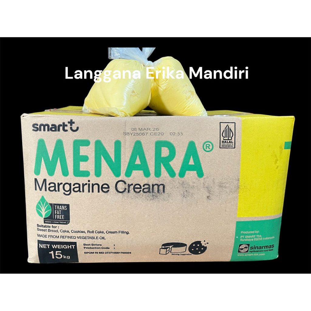 

Menara Margarine Cream 15kg (Instant Only)
