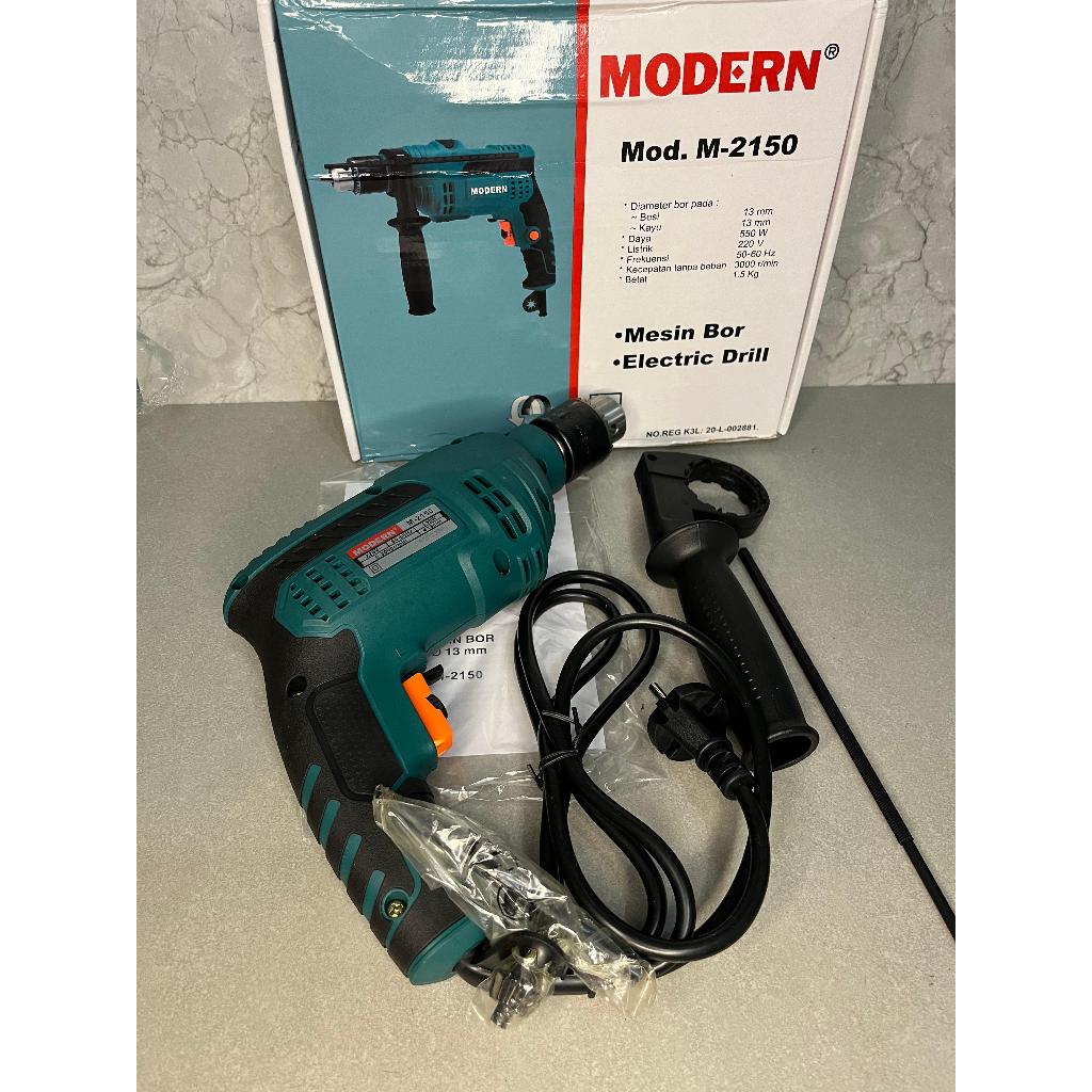 MESIN BOR LISTRIK BOLAK BALIK 13 MM MODERN M-2150 / BOR TANGAN 2 ARAH MODERN M-2150 / Modern Electri