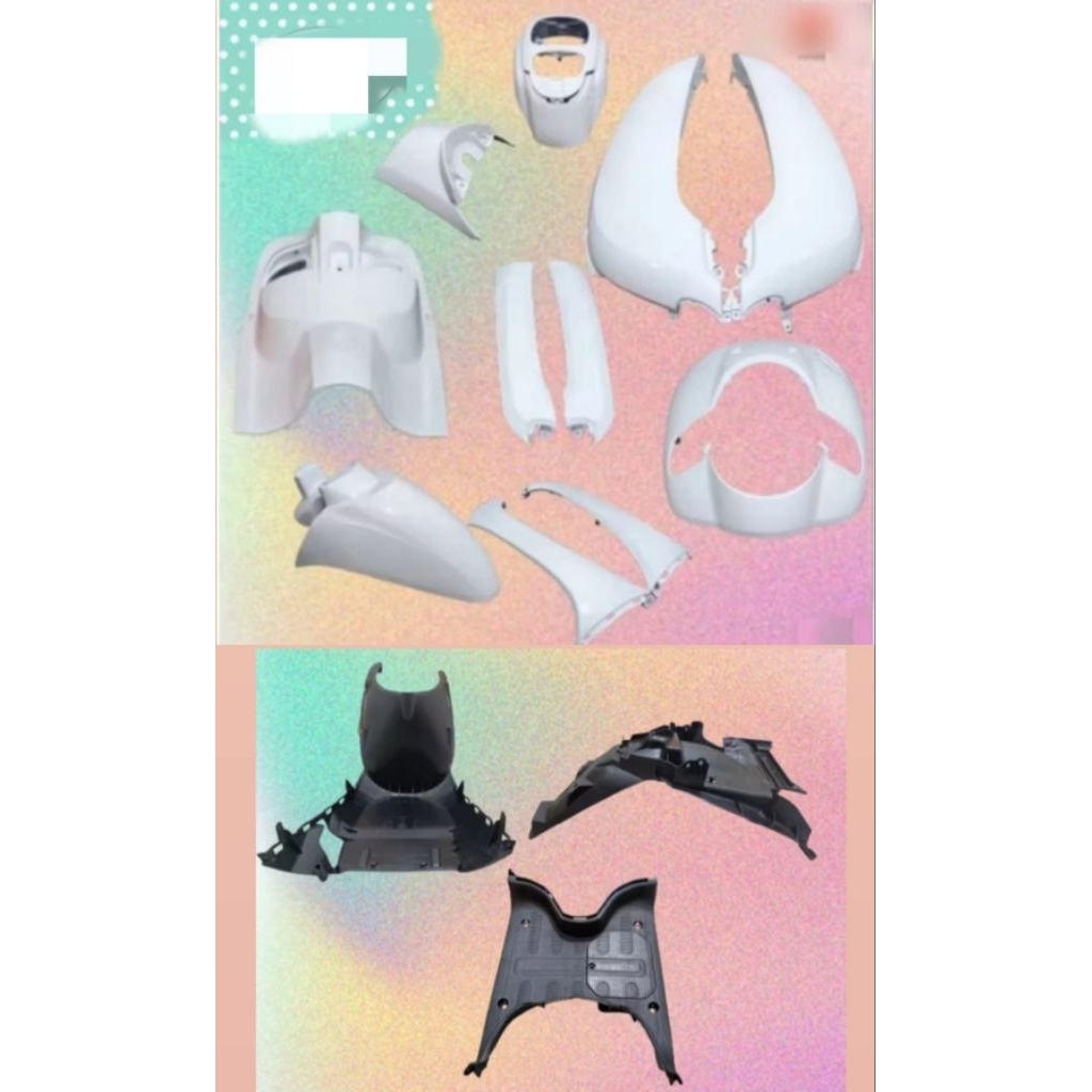 Body komplit scoopy 2017 2018 2019 putih mutiara