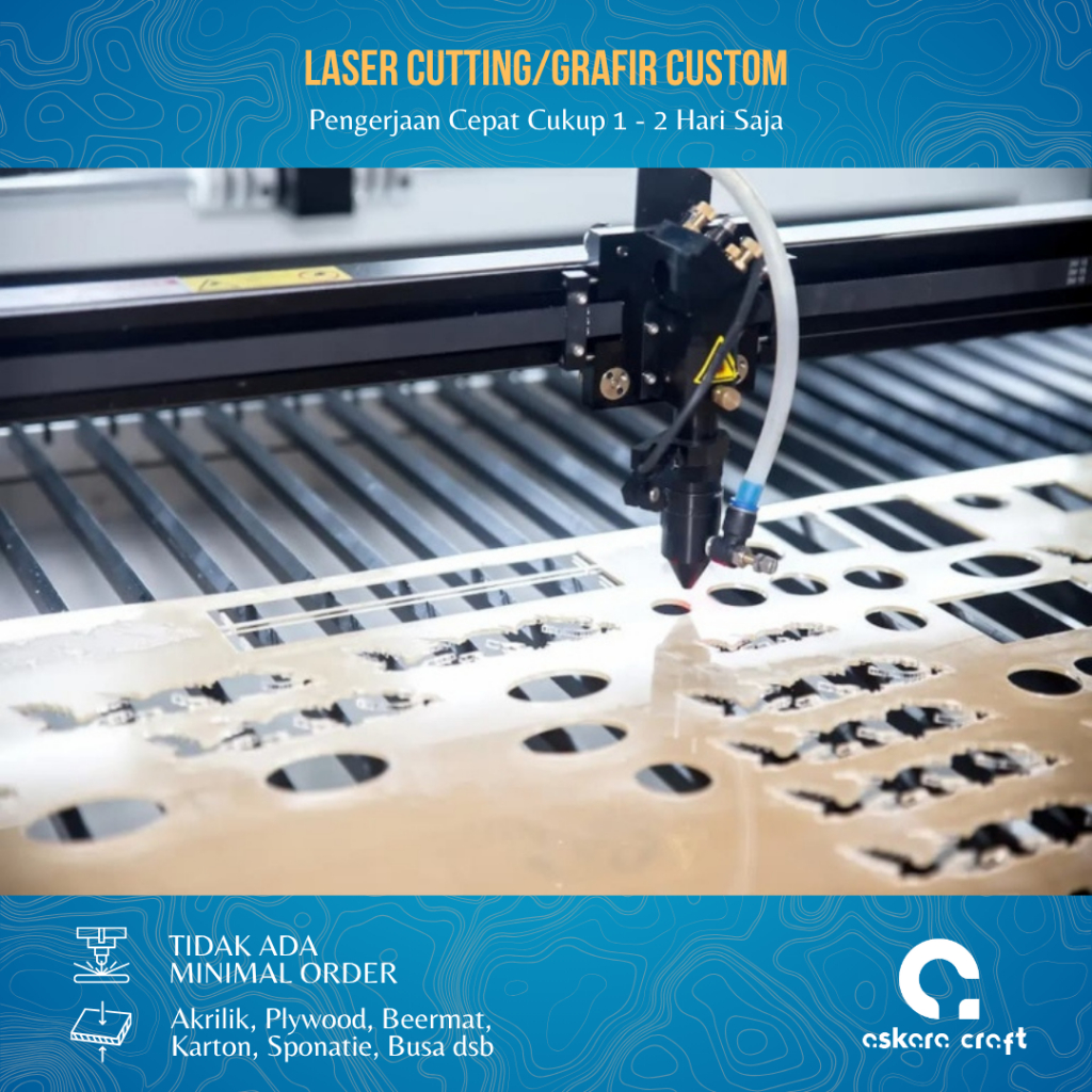 Jasa Potong Akrilik | Cutting Akrilik Custom | Cutting Laser Akrilik