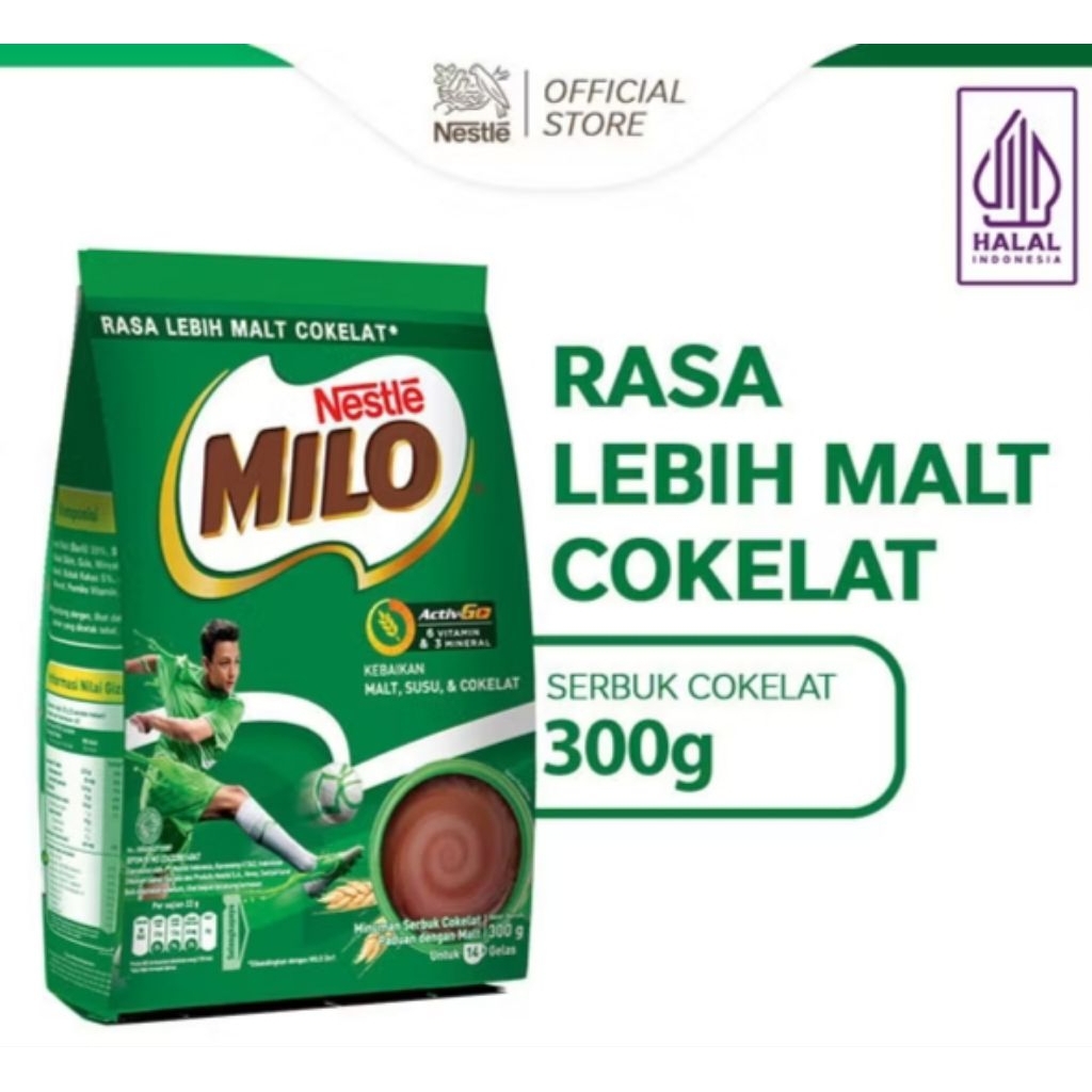 

Milo bubuk / serbuk coklat / bubuk cokelat 300g