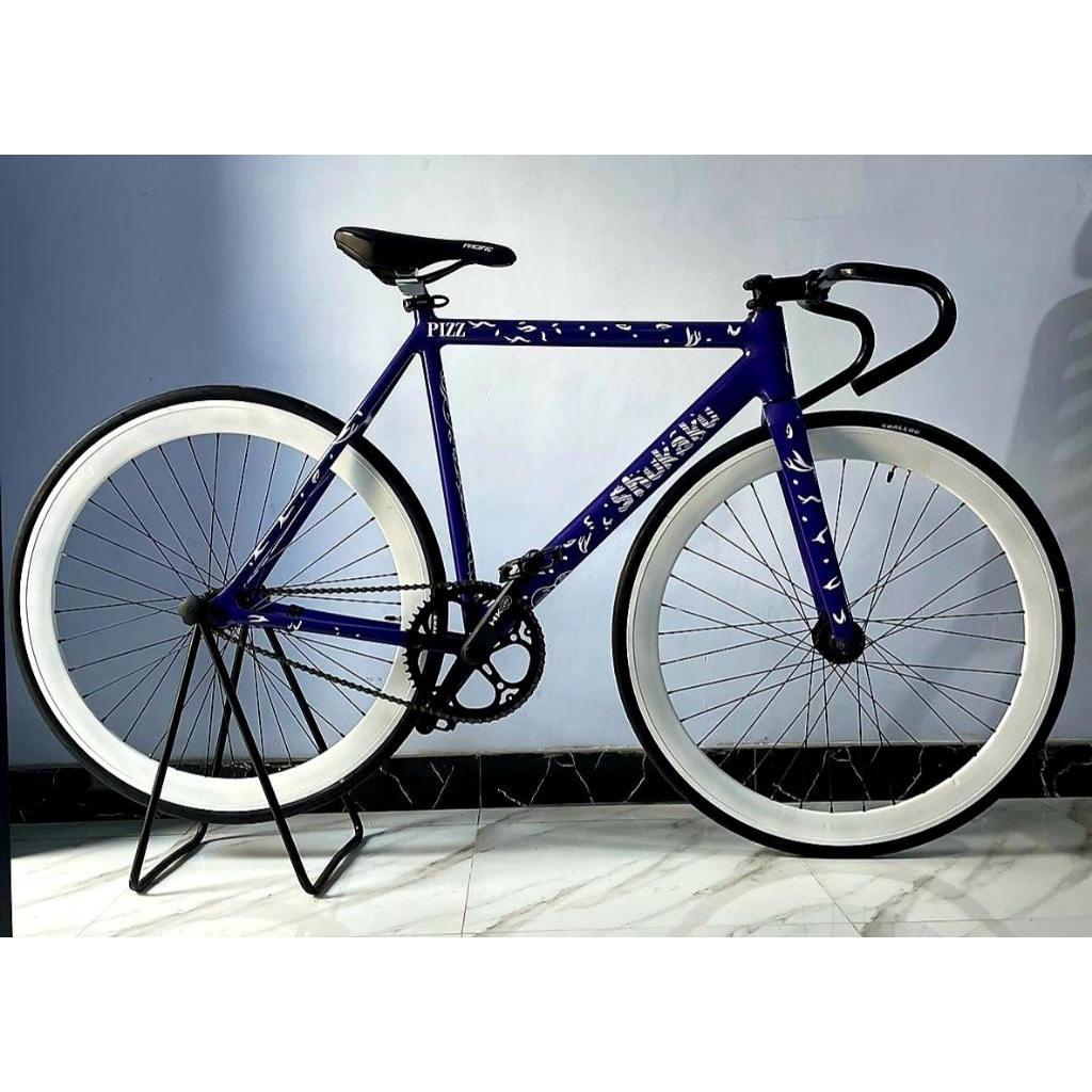 Fixie Shukaku Dengan Warna Ungu Glossy Murah Meriah Siap Pakai ~  Warna Dan Ukuran Bisa Request
