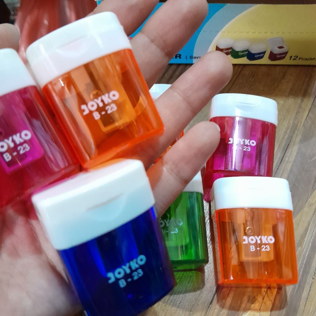 

[1Pcs] Rautan Pensil Joyko / Serutan pensil warna warni