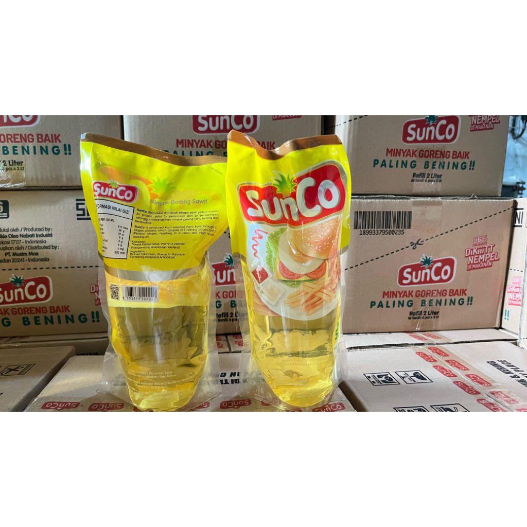 

Minyak goreng sunco 1 Liter 1 karton isi 12 pcs