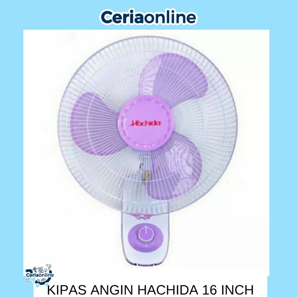 Kipas Angin Dinding /Wall Fan Hachida 16 Inch