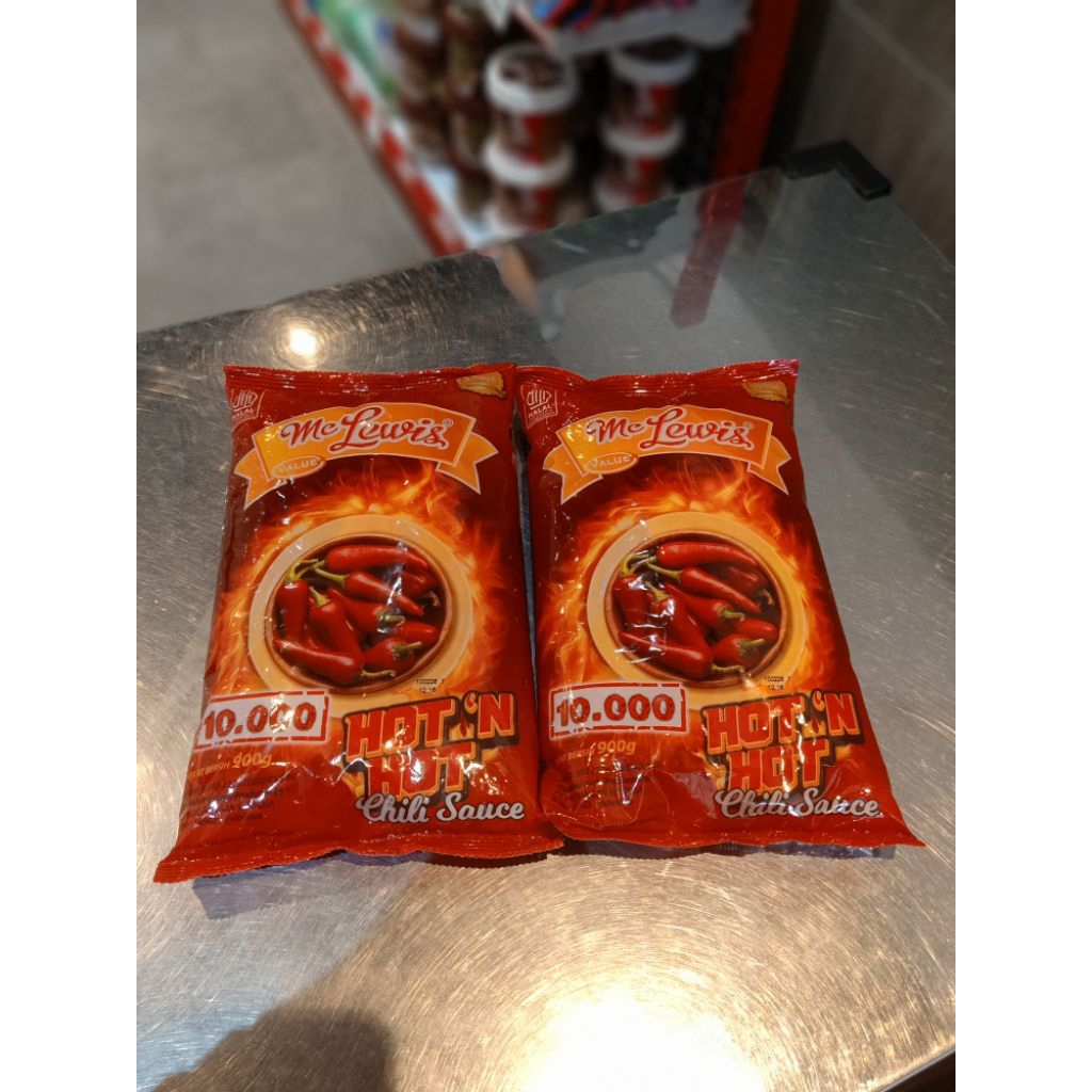 

mcl MC Lewis value hot 'n hot chili sauce saus tomat