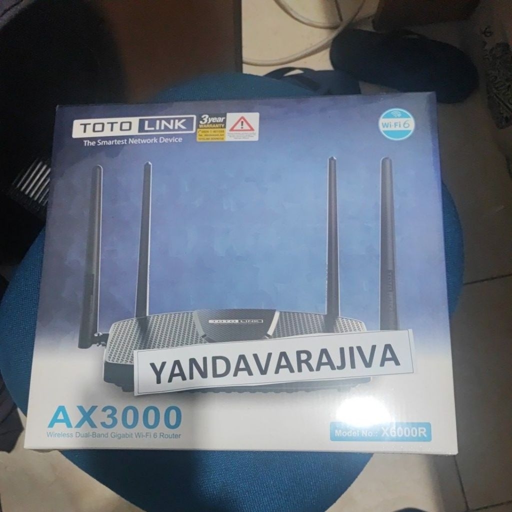 Totolink X6000R, dualband gigabit Wifi 6 Router