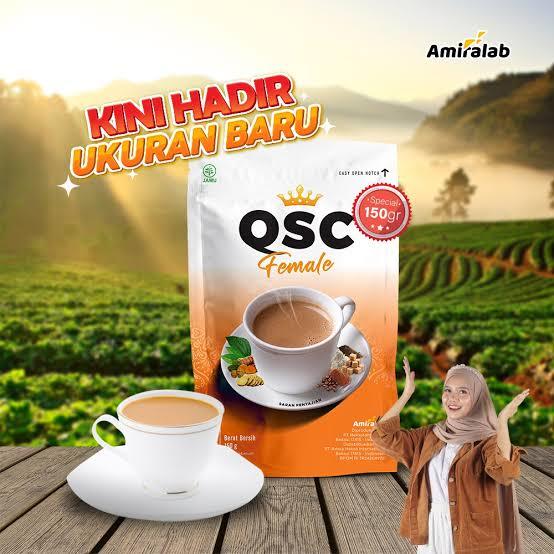 

NEW PRODUCT !!! AMIRALAB QSC FEMALE 150 GRAM QUEEN SECRET COFFEE ORIGINAL KOPI HERBAL SOLUSI KEWANITAAN HALAL BPOM BISA COD