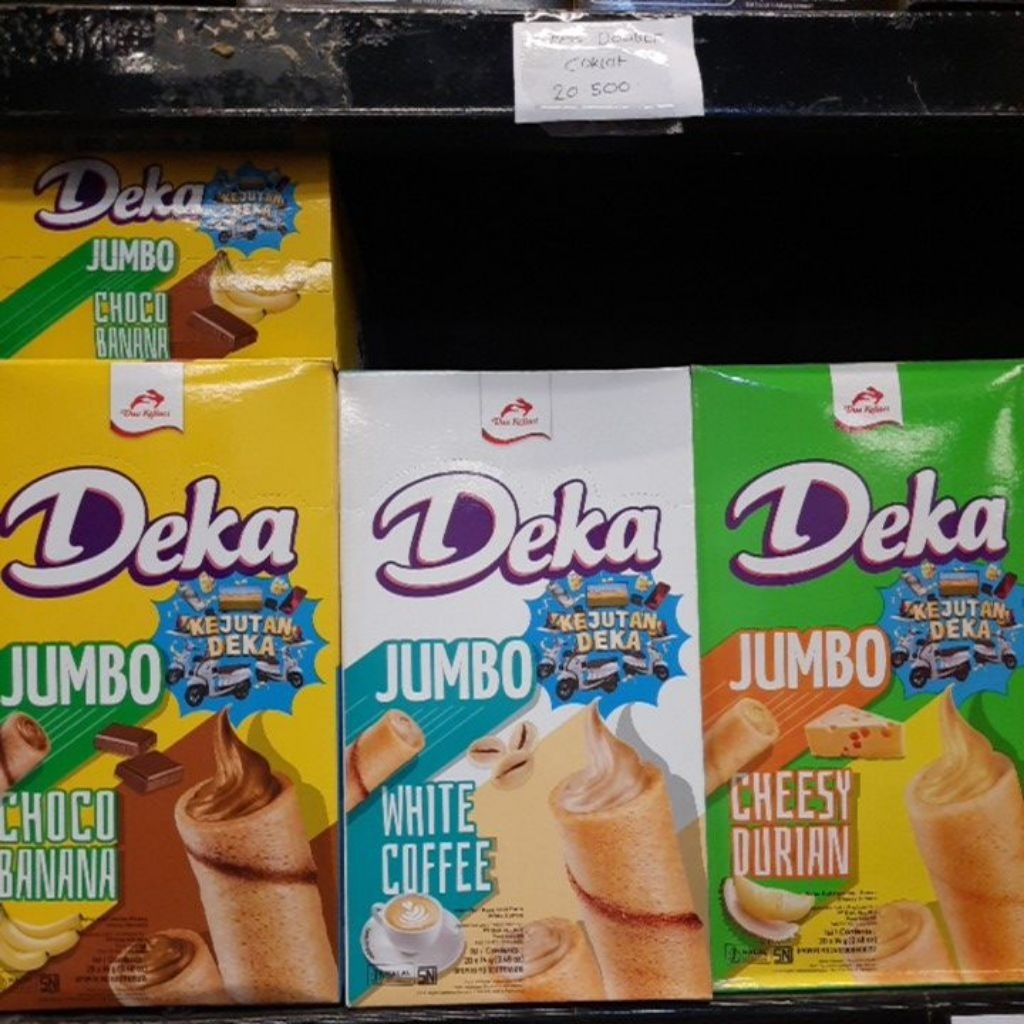 

DEKA WAFFER ROLL JUMBO 3 VARIAN 20x14g