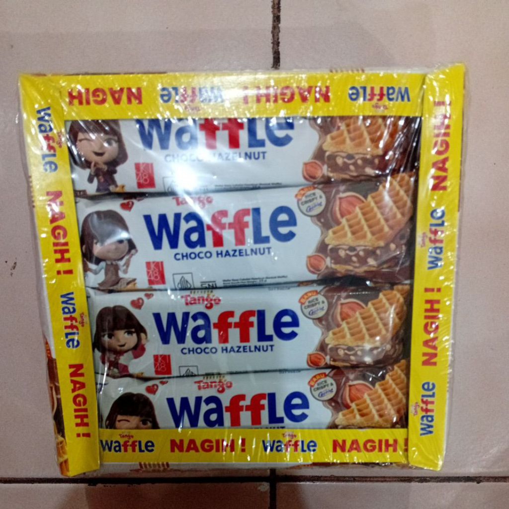 

Tanfo Waffle Choco Hazulnut 25gr 1 Bos isi 12 Pcs