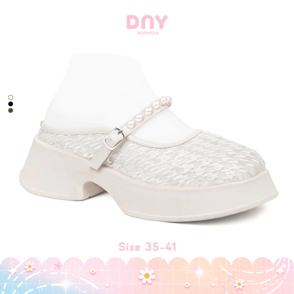 Sepatu DNY Sepatu Sandal Kekinian Wanita Wedges Casual Heels Perempuan Sandal Sepatu Wanita Import T