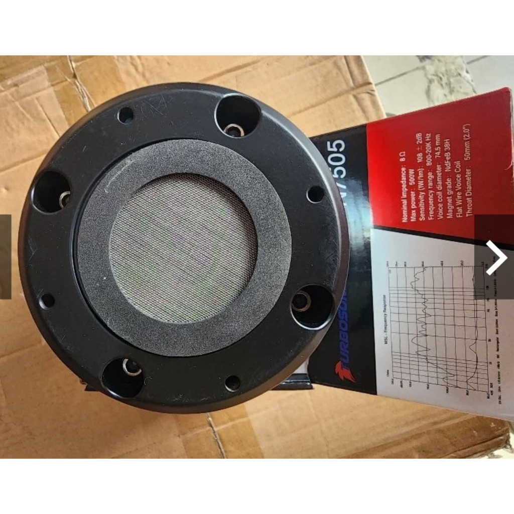 Driver Tweter Neodium Turbosonic SDN 7505 / SDN7505 / SD N7505 neodymium magnet model ND850 – ORIGINAL
