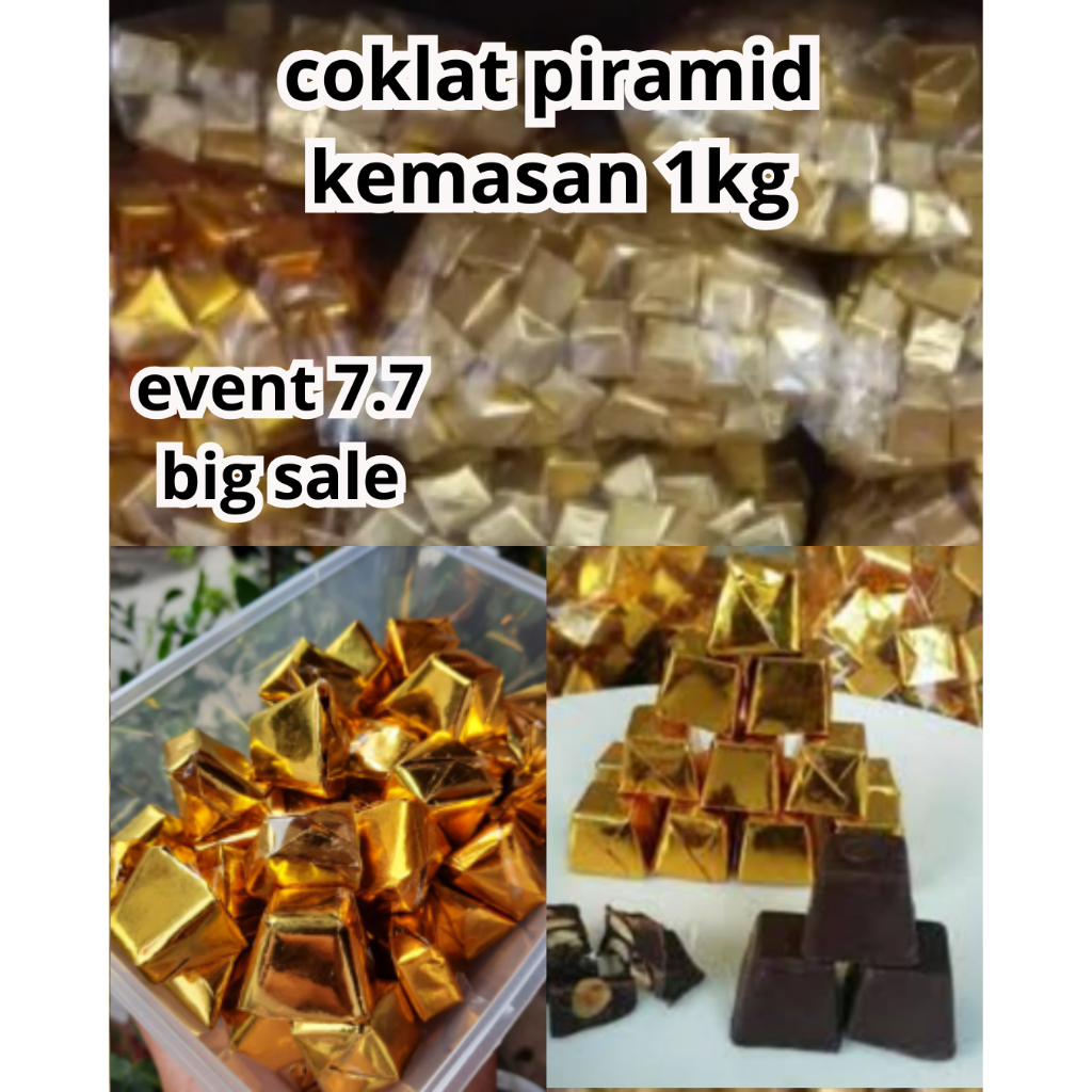 

PIRAMID COKLAT 1KG BAHAN MIX SQ MIX/COKLAT KILOAN COKELAT KILOAN | COKLAT PIRAMID MINI | LEBURAN SILVERQUEEN