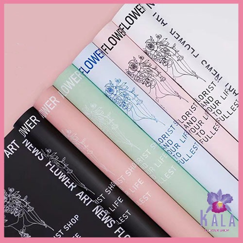 

20 lembar Kertas Buket Bunga Cellophane Solid Flower Wrapping Paper KB6123
