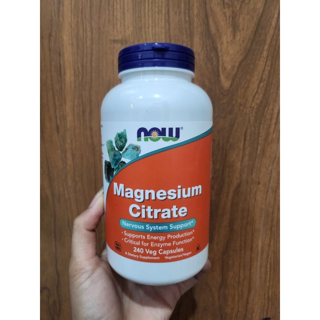 Now Foods Magnesium Citrate 240 Veg Capsules