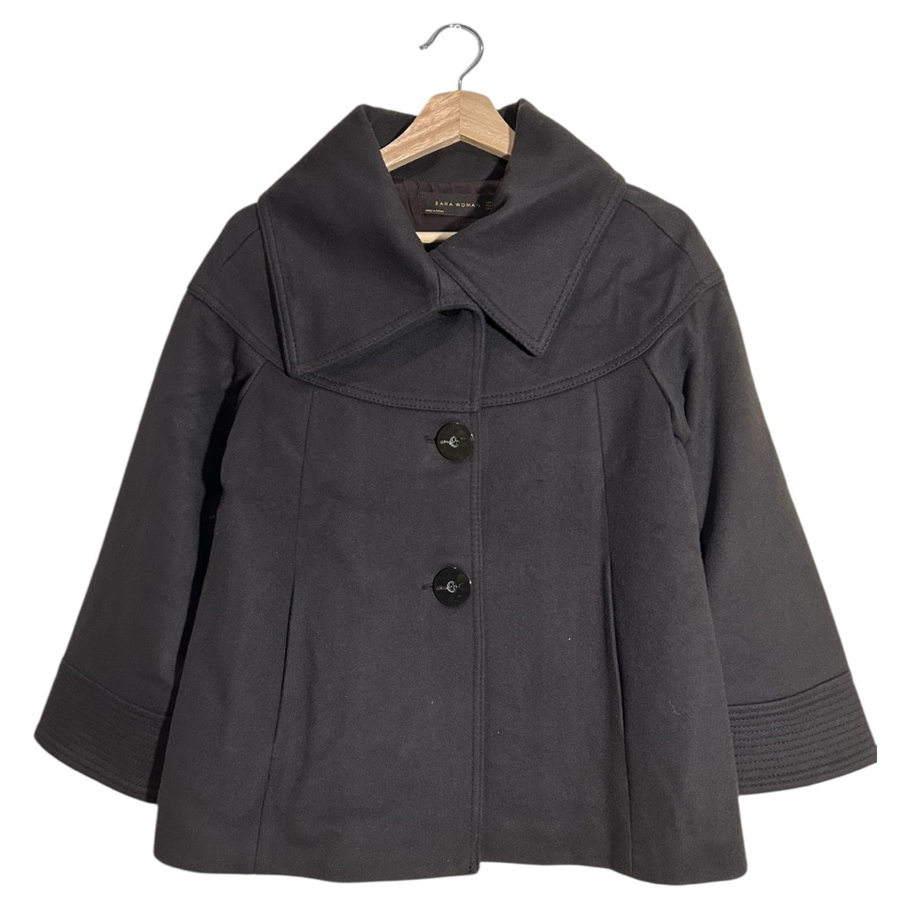 Zara Woman Preloved Wool Coat Wanita