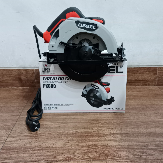 OSSEL CIRCULLAR SAW PK680 OSSEL MESIN GERGAJI KAYU POTONG KAYU OSSEL MESIN SERKEL CIRCLE OSSEL