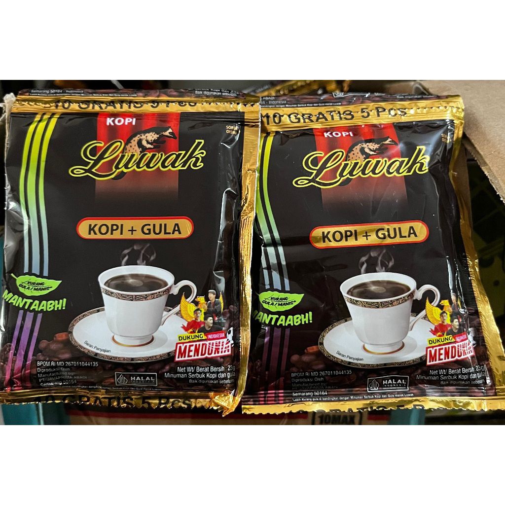 

LUWAK KOPI HITAM RENCENG ISI 15 SACHET TERMURAH