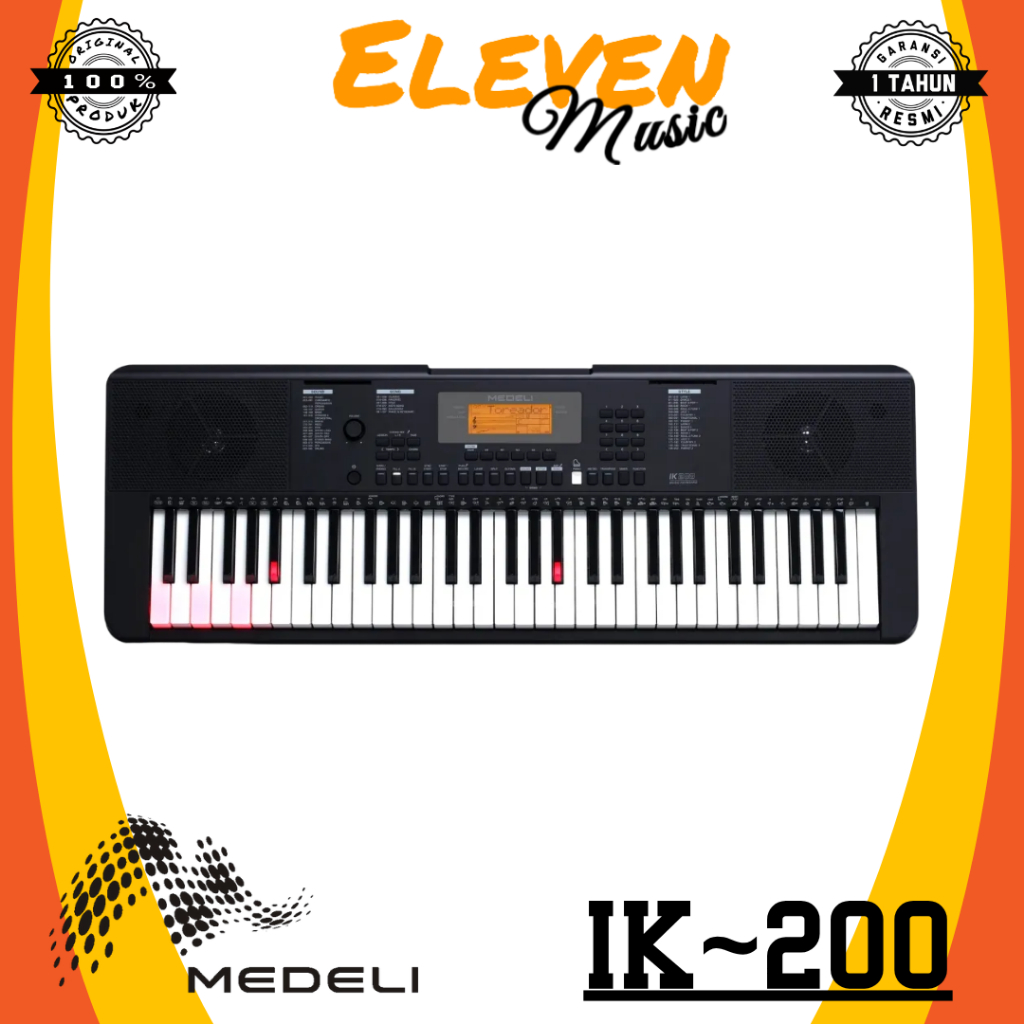 Keyboard Medeli IK-200 Medeli lK200 Keyboard Medeli IK200 61-keys Keyboard Medeli LK-200