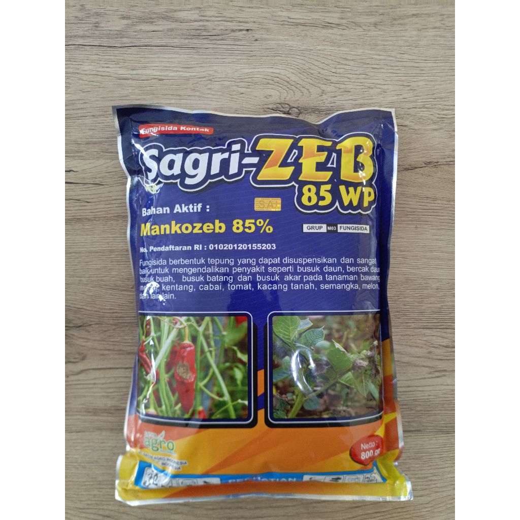 Fungisida Sagri-Zeb Mancozeb Biru 85WP