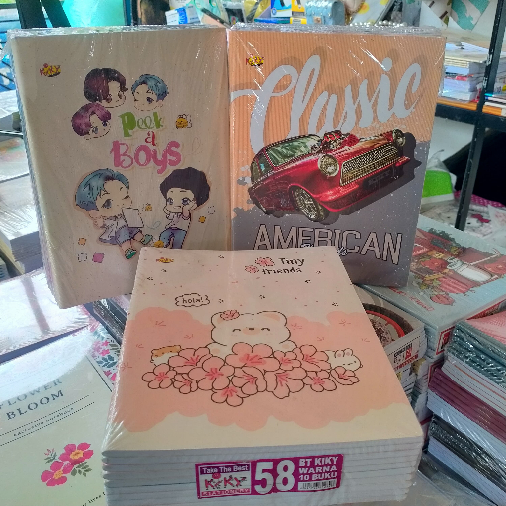 

1 PAK ISI 10 BUKU TULIS KIKY 58 LEMBAR murah