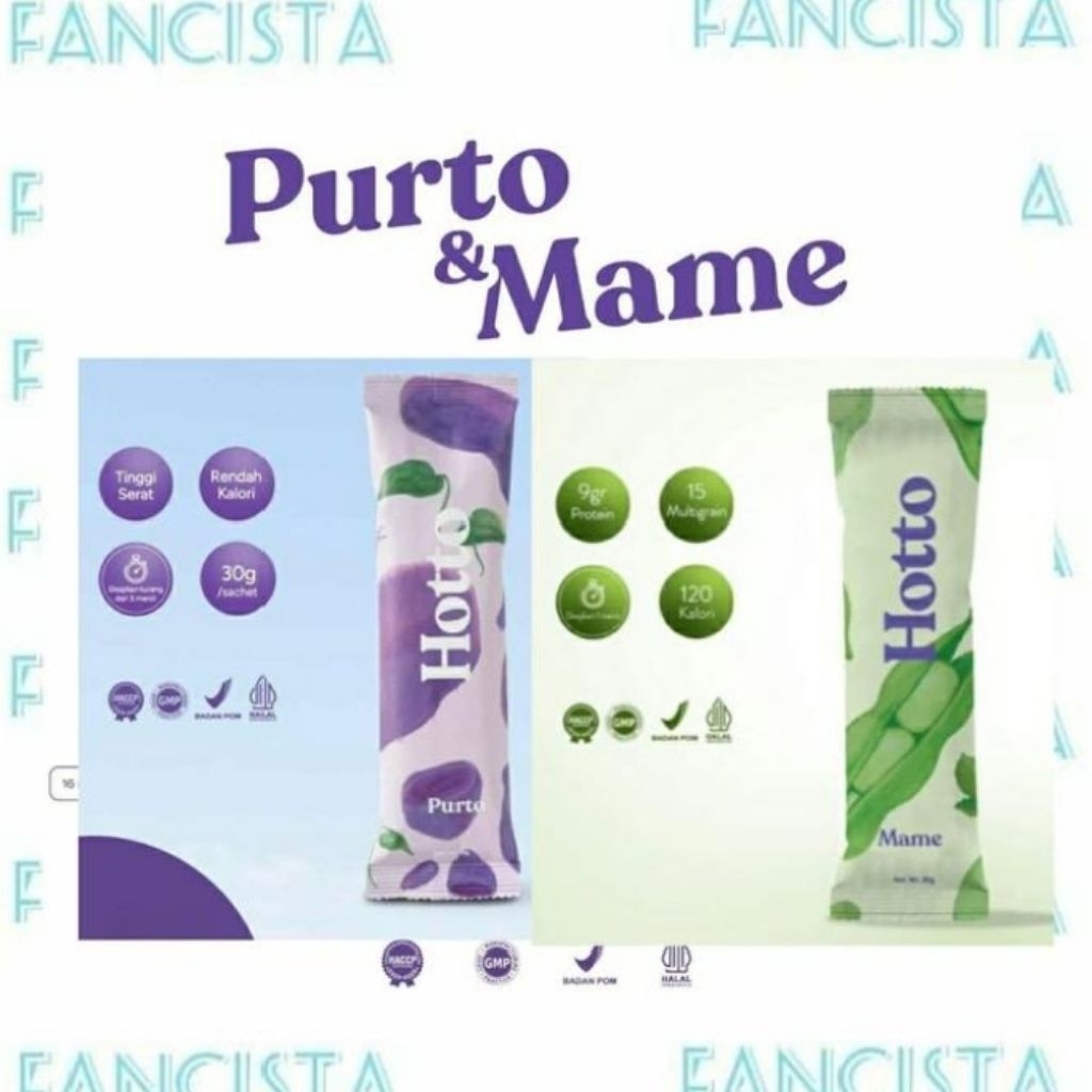 

SACHET - Hotto Purto Hotto Mame Multigrain Oat Ubi Ungu Edamame Sachet