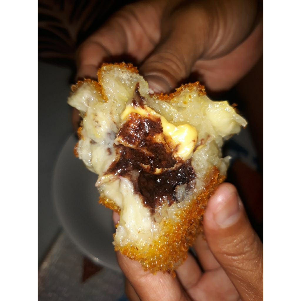 

kroket pisang lumer froozen coklat keju