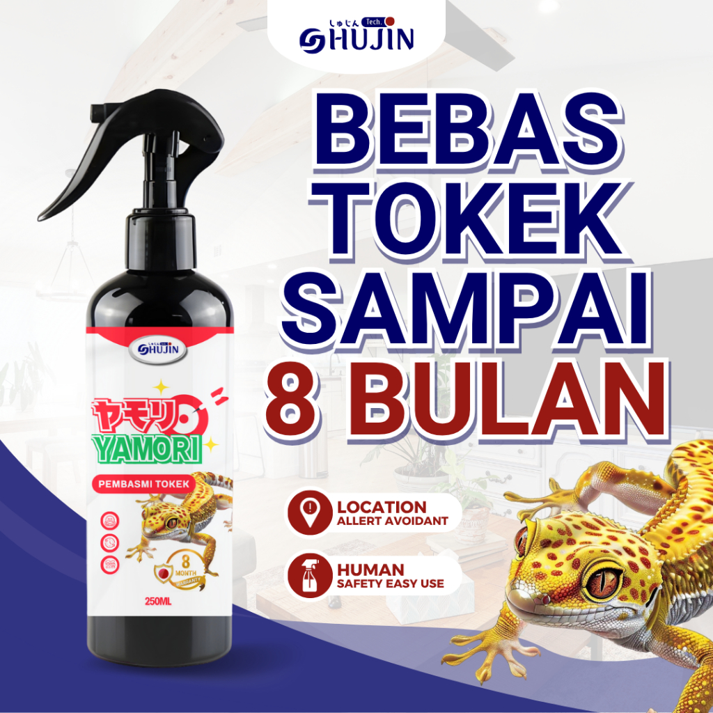 SHUJIN Yamori - Pembasmi tokek ampuh 1x semprot tokek tewas spray pengusir tokek racun tokek efektif