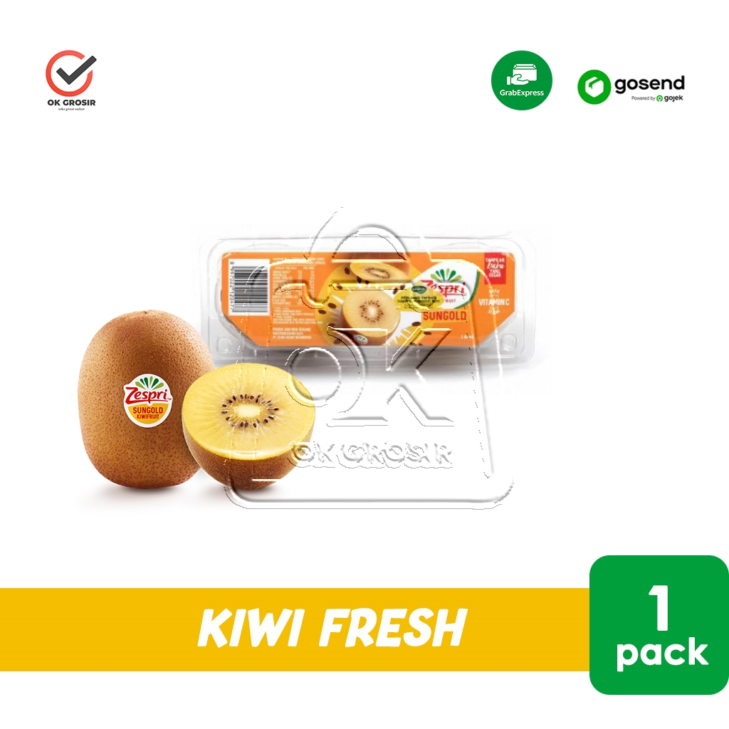 

Buah Kiwi Gold New Zealand Punet Sungold Zespri (KHUSUS INSTANT)