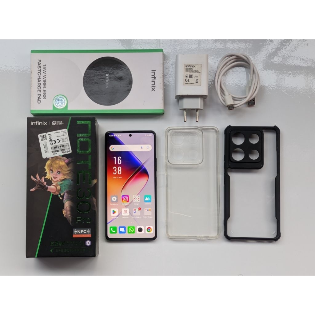 INFINIX NOTE 30 PRO 8/256Gb bekas second mulus like new