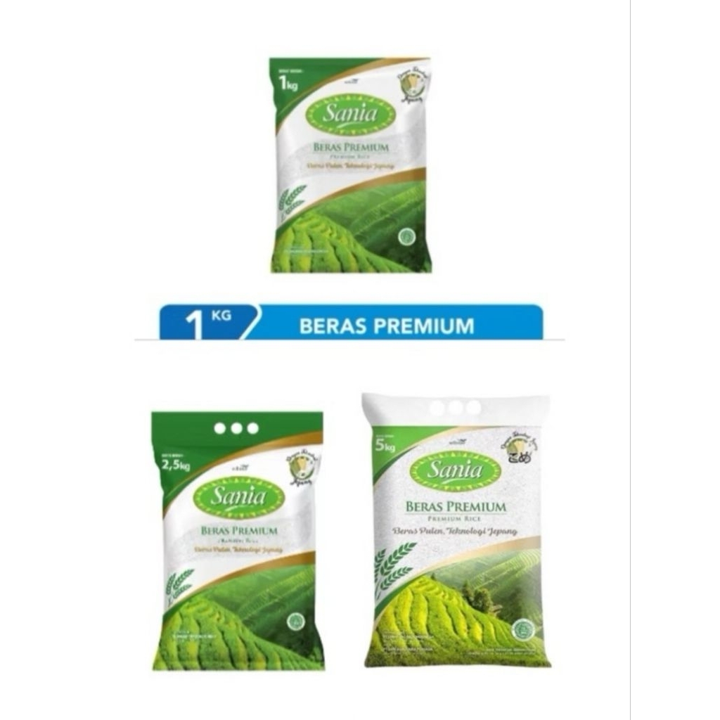 

Beras Sania kemasan 1kg