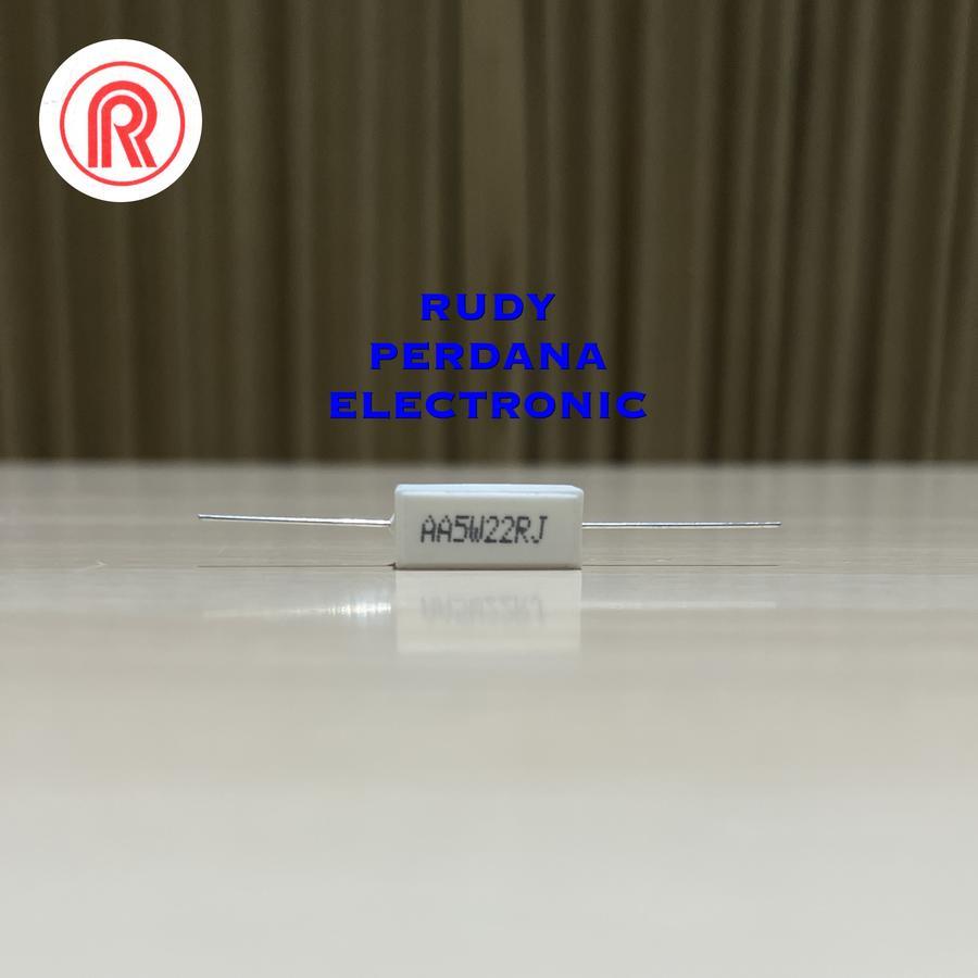 RESISTOR 5 WATT 5W 22OHM 22 OHM 22R