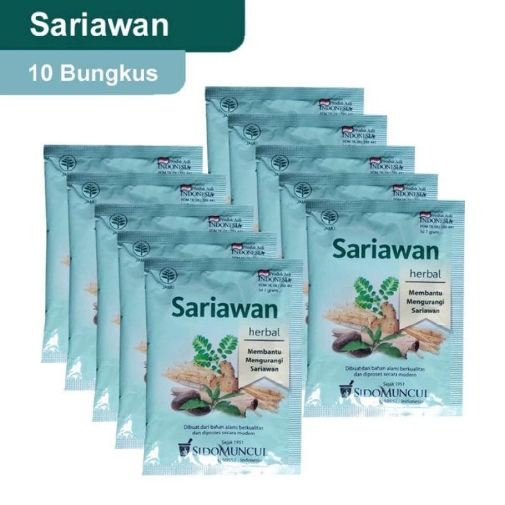 

sariawan usus 10 sachet jamu sidomuncul