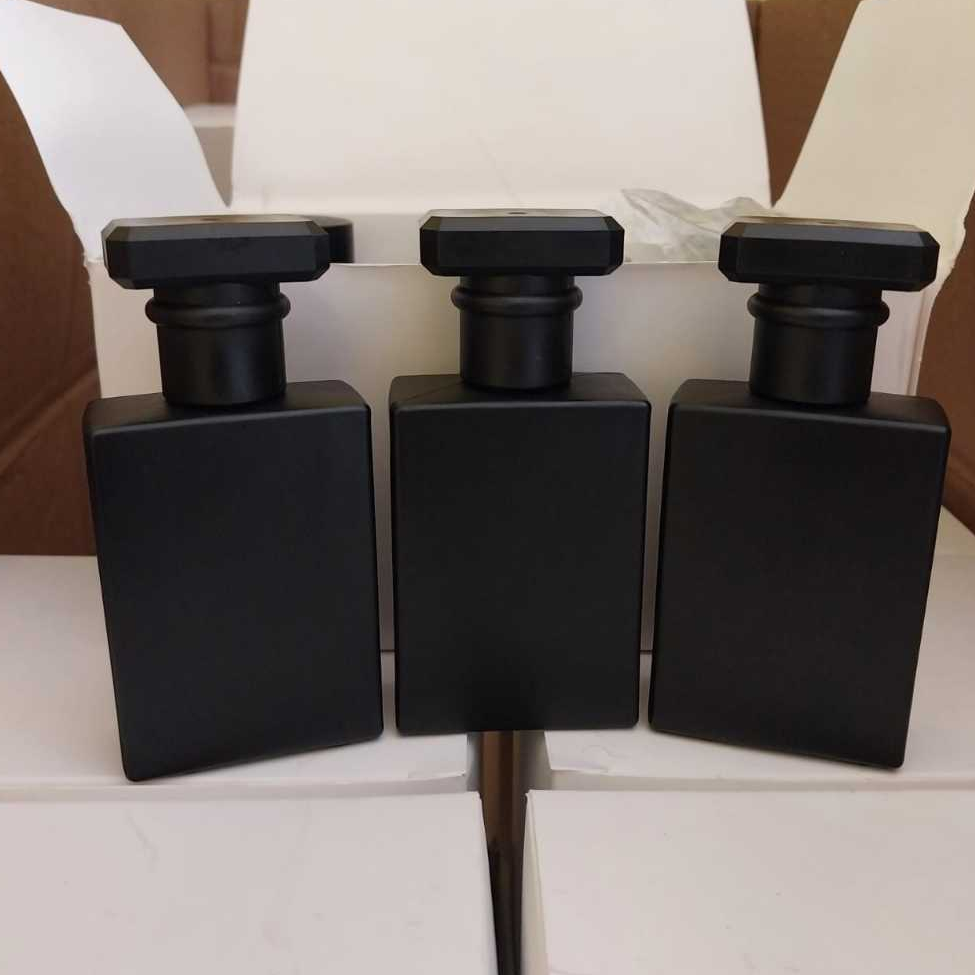 BOTOL KOSONG CHANEL BLACK 50ML SPRAY FREE BUBBLE WARP