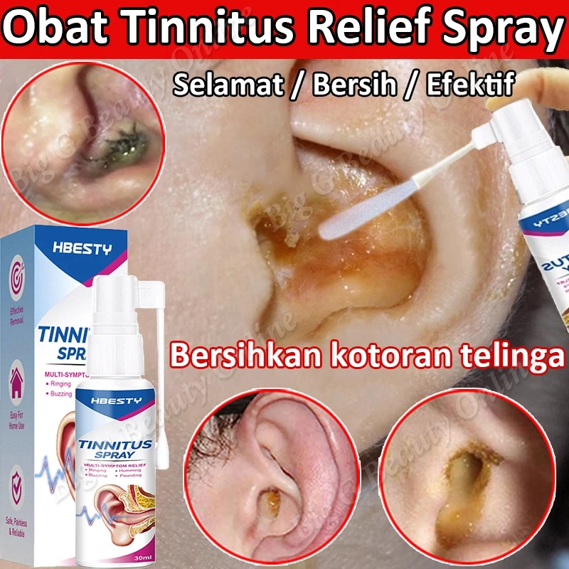 Obat Tetes Telinga Pembersih  Obat Tinnitus Obat Tetes Telinga Berdengung Tinnitus Relief Spray