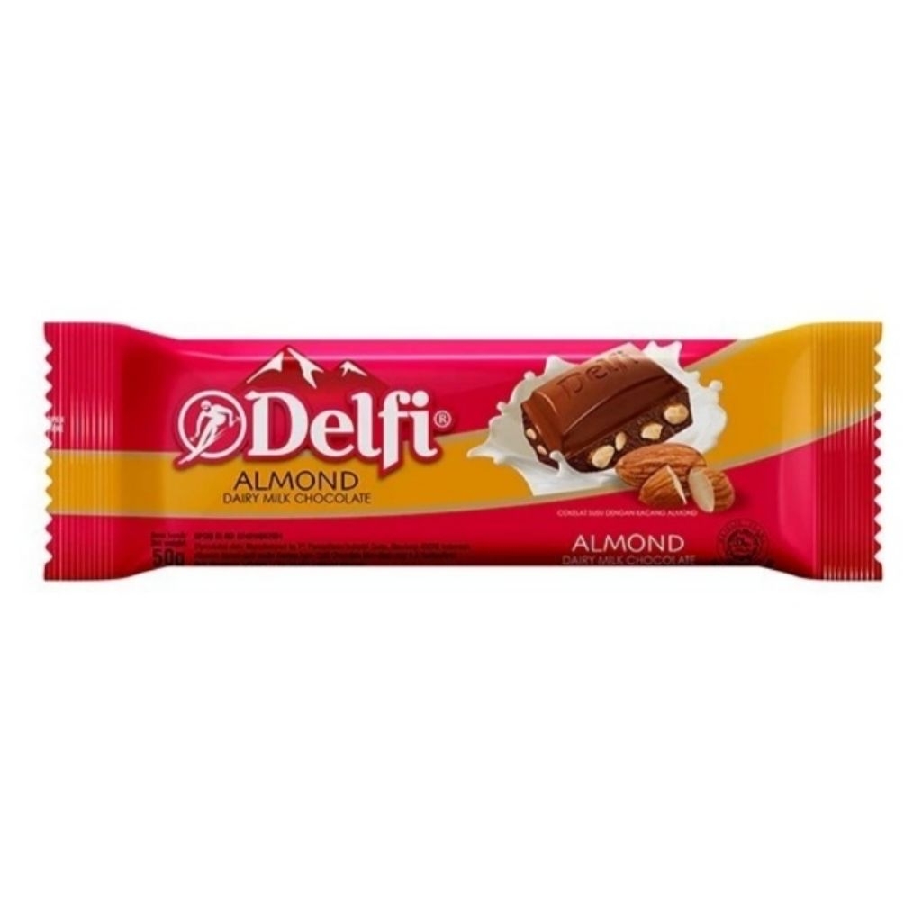

Delfi Dairy Milk Chocolate Almond 50 gram