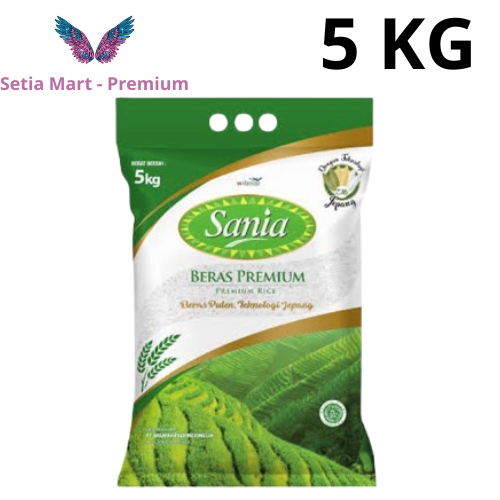 

BERAS SANIA PREMIUM RICE 5kg PULEN - beras pulen putih premium sania 5kg